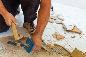 Professionally Removing Ceramic Tile in South Florida | Dustbusters Floor Removal